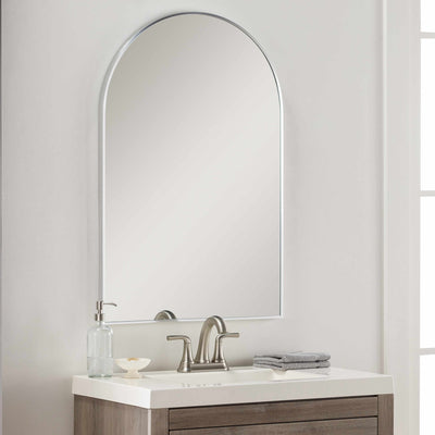 Brembilla Silver Gray Contemporary Mirror