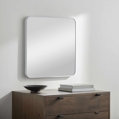 Ockenfels Silver Circular Geometric Wall Mirror