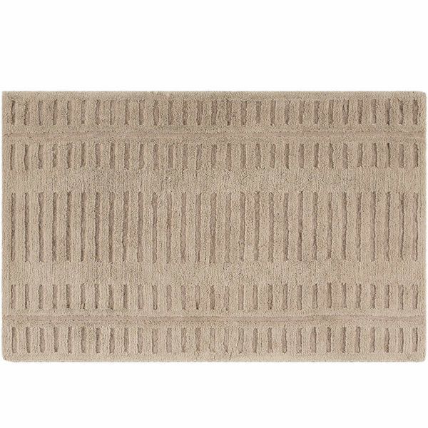 Revival Tan Washable Wool Rug