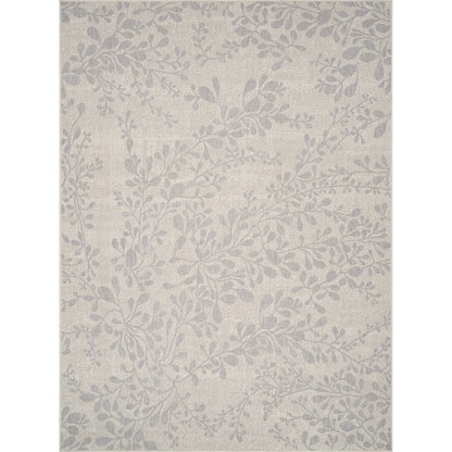 MOLLY Indoor & Outdoor Cottage Light Grey/Beige Area Rug Flat