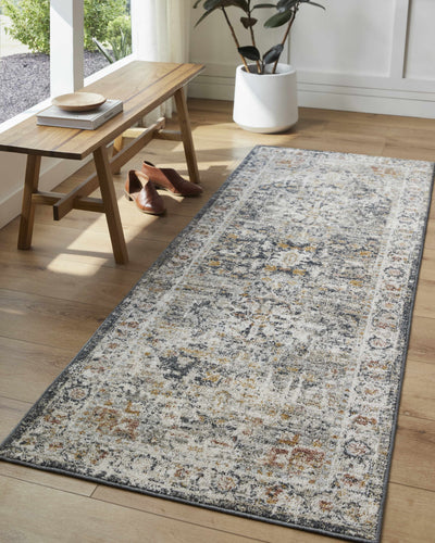 Ivria Navy & Rust Area Rug