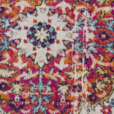 Tigril Blue & Orange 2304 Area Rug - Clearance