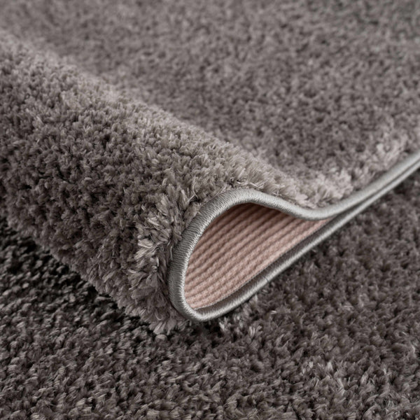 Judy Solid Dark Gray Washable Shag Rug