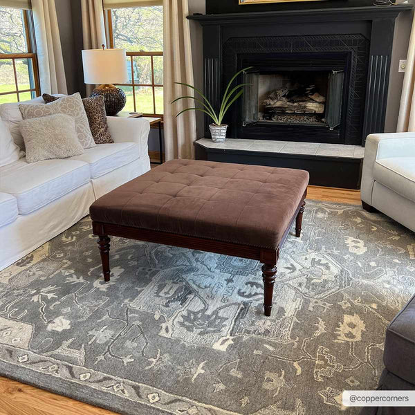 Broomfield 1196 Hand Tufted Taupe Wool Rug