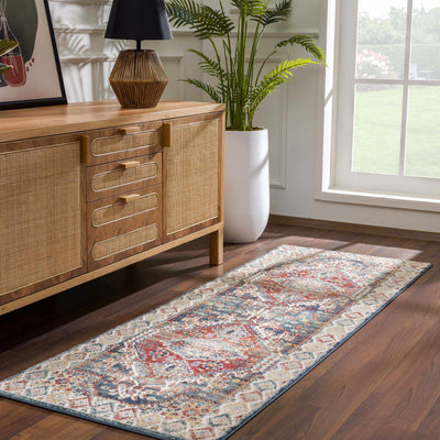 Brend Rust Medallion Area Rug