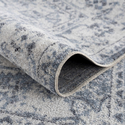 Blue Hiti Washable Area Rug - Clearance