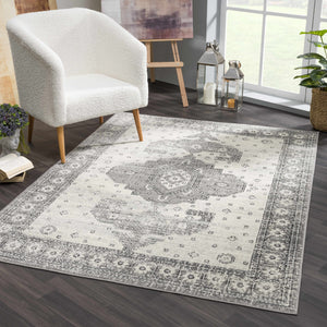 Marash 4605 Gray Area Carpet - Clearance