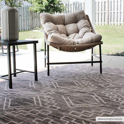 Halle Tan Washable Jutely Rug