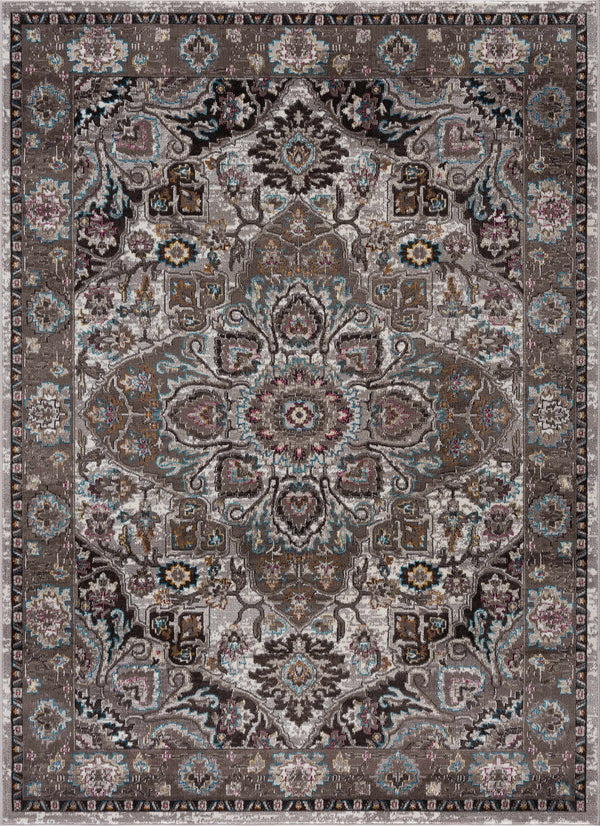 Mardin Brown Medallion Rug - Limited Edition