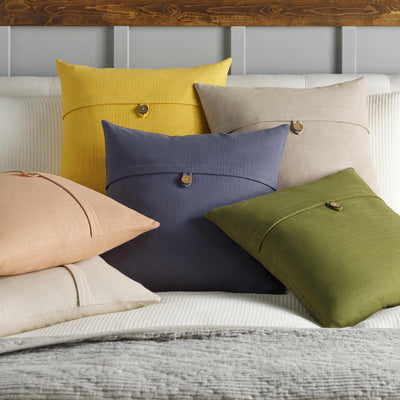 McQueeney Olive Square Throw Pillow - Clearance