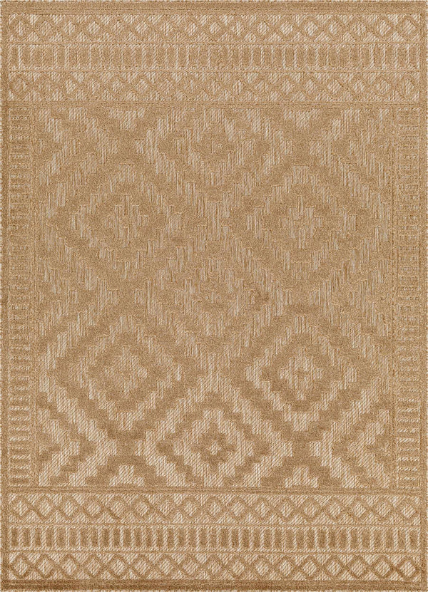 Feya Tan Outdoor Rug - Clearance