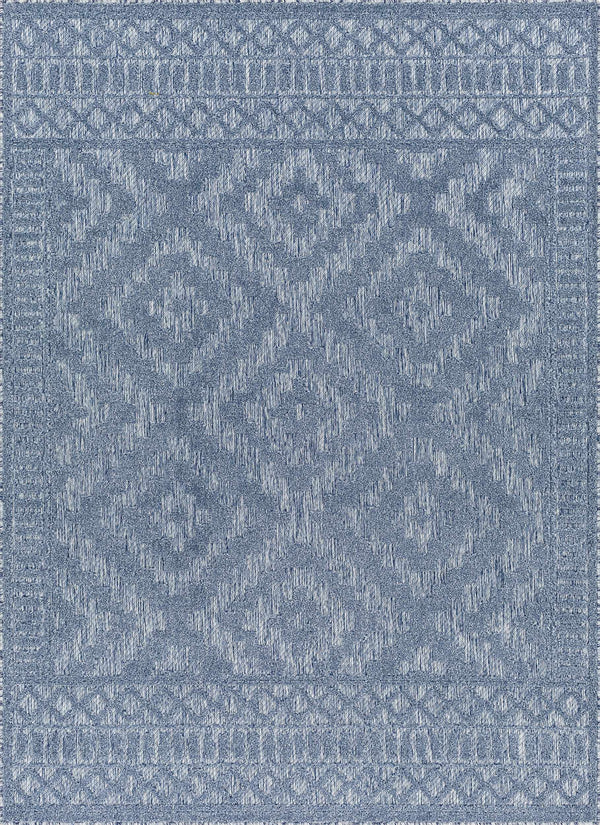 Feya Blue Outdoor Rug - Clearance