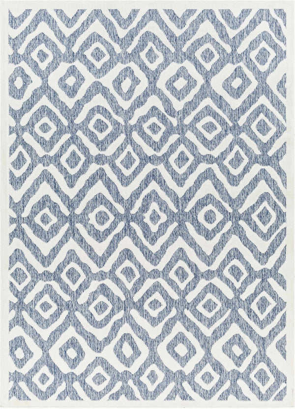 Burl Blue Outdoor Rug - Clearance