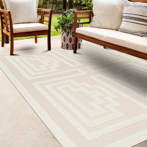 Yves Cream Outdoor Rug - Clearance