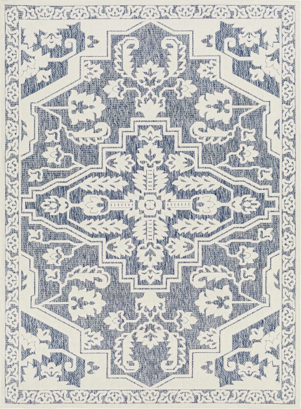 Chen Blue Outdoor Rug - Clearance