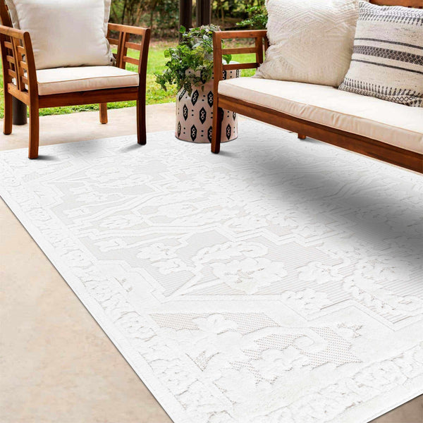 Chen Cream Outdoor Rug - Clearance