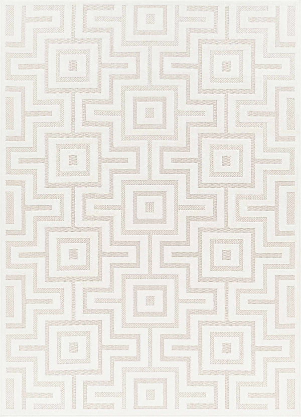 Zevi Cream Outdoor Rug - Clearance