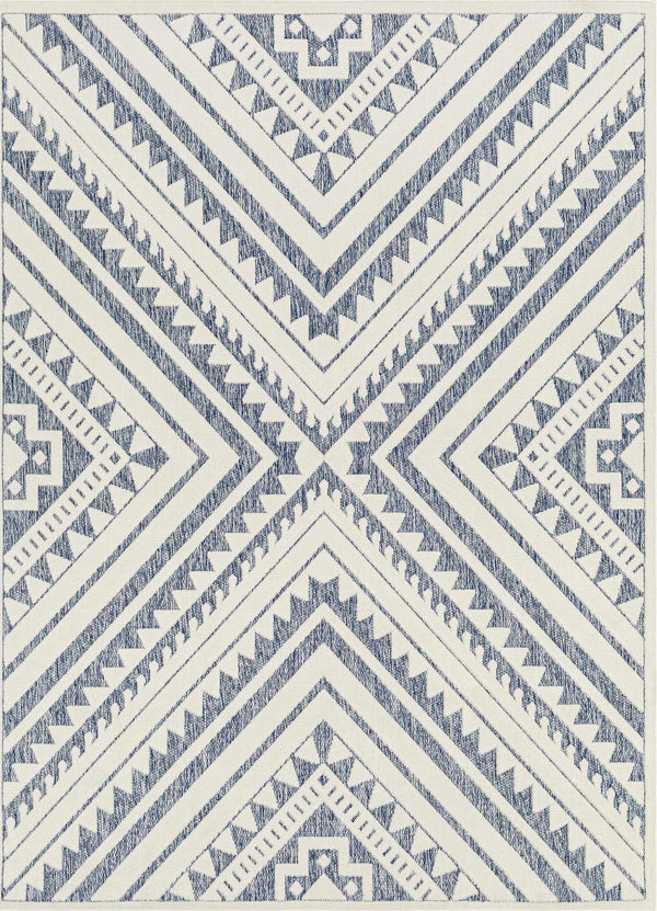 Alida Blue Outdoor Rug - Clearance