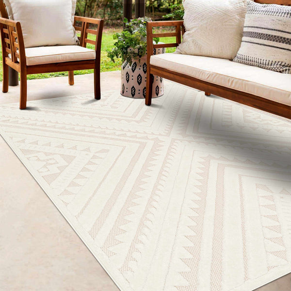 Alida Cream Outdoor Rug