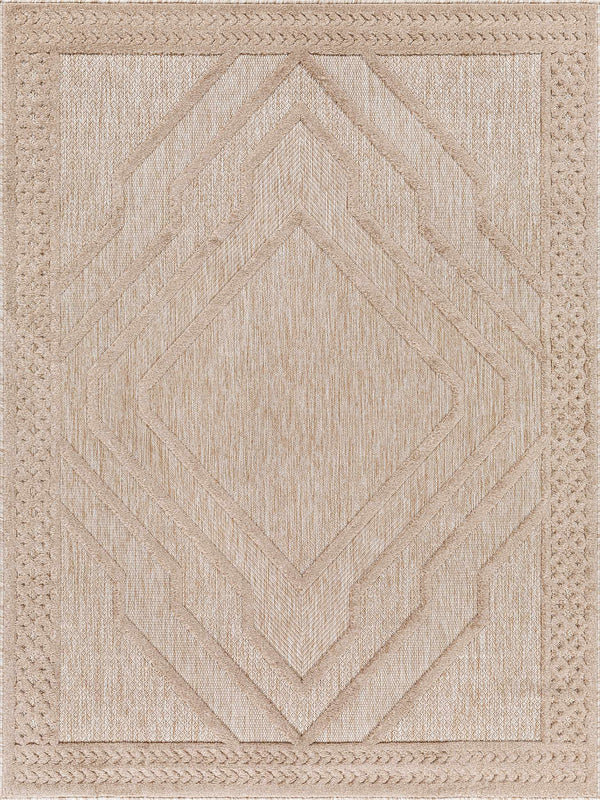 Anja Tan Outdoor Rug - Clearance