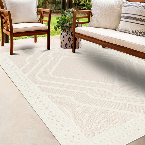 Anja Cream Outdoor Rug - Clearance