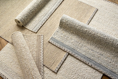 Yaniklar Beige Wool Rug