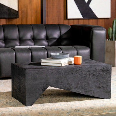 Abana Black Minimalist Coffee Table