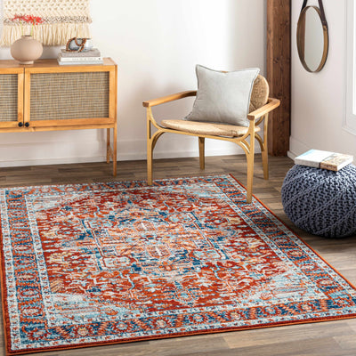 Sagunto Red Area Rug - Clearance