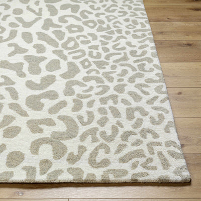 Adaya Leopard Print Wool Rug