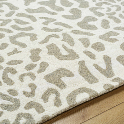 Adaya Leopard Print Wool Rug