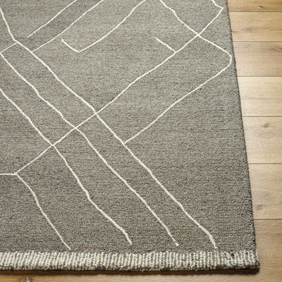 Arsenal Trout Valley Gray Wool Rug