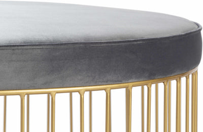 Adilcevaz Gold Cage Top Stool