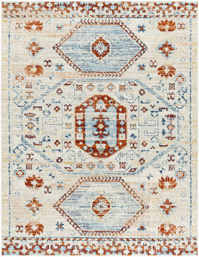 Tullow Cream & Rust Area Rug - Clearance