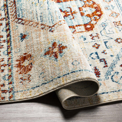 Tullow Cream & Rust Area Rug - Clearance