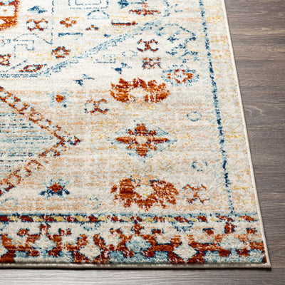 Tullow Cream & Rust Area Rug - Clearance