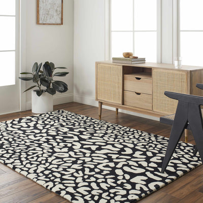 Akeem Leopard Print Area Rug