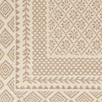 Albus Beige Wool Area Rug