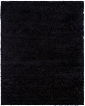 Black Solid Area Rug