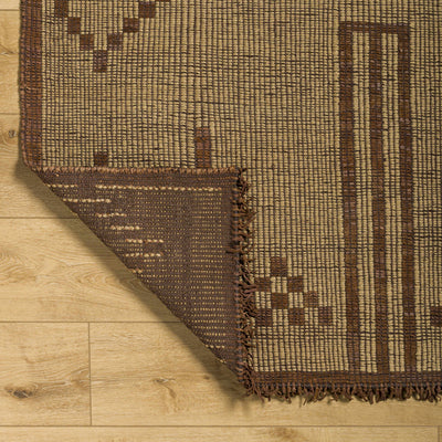 Almis Jute & Leather Rug