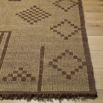 Almis Jute & Leather Rug