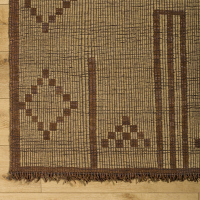 Almis Jute & Leather Rug