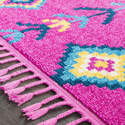 Almont 9x12 Magenta Tassel Rug - Clearance