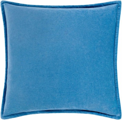 Aneth Blue Square Throw Pillow