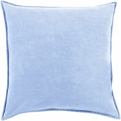 Aneth Blue Square Throw Pillow