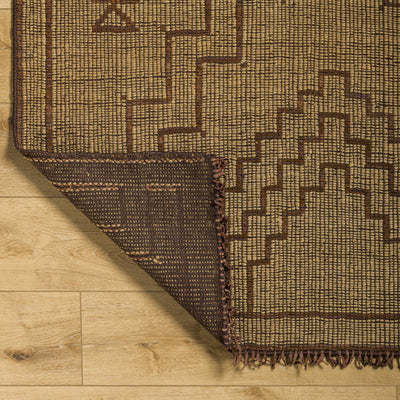 Aoko Jute & Leather Rug