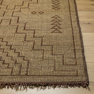 Aoko Jute & Leather Rug