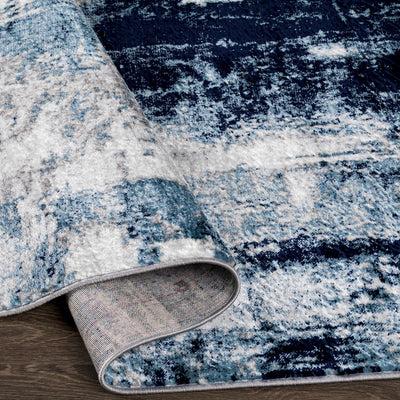 Apas Abstract Blue Area Rug