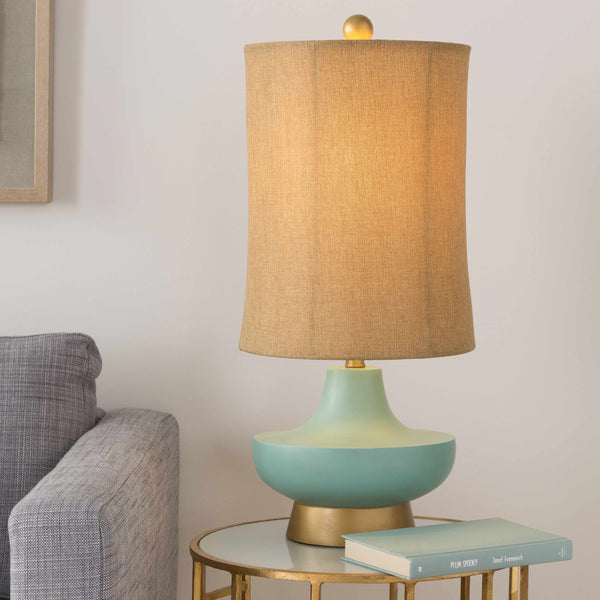 Aringay Aqua Textured Table Lamp