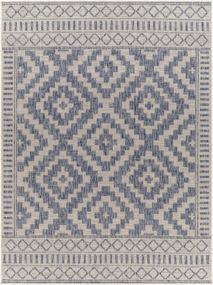 Armen Cream&Blue Outdoor Rug