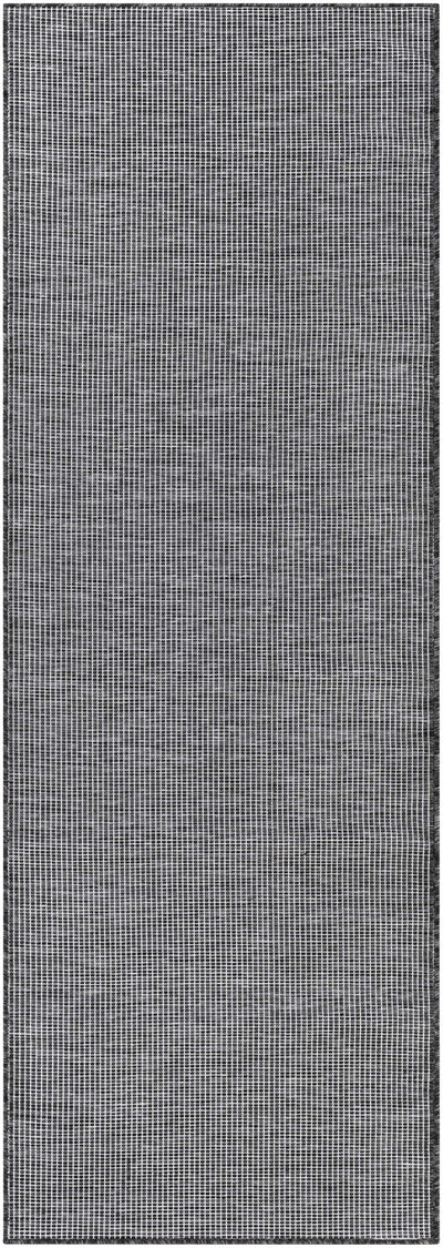 Aroona Black&Taupe Striped Flatweave Carpet - Clearance